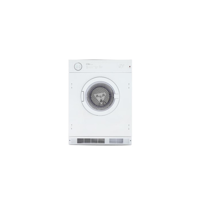 CDA CI921 7kg Integrated Vented Tumble Dryer White Appliances Direct
