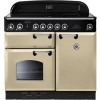 Rangemaster CLAS100EICY/C 106550 Classic 100cm Electric Range Cooker With Induction Hob Cranberry Ch