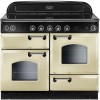 Rangemaster 87520 Classic 110cm Electric Range Cooker With Induction Hob - Cream And Chrome