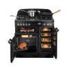 Rangemaster 73430 Classic 90cm Natural Gas Range Cooker in Black &amp; Chrome