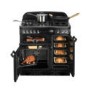 Rangemaster 73430 Classic 90cm Natural Gas Range Cooker in Black & Chrome