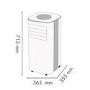 GRADE A2 - Argo 10000 BTU Portable Air Conditioner and Dehumidifier