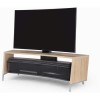 Off The Wall Curved 1500 Light Wood Oak Effect  TV Cabinet - Up to 65 Inch