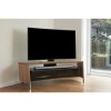Off The Wall Curved 1500 Walnut TV Cabinet - Up to 65 Inch