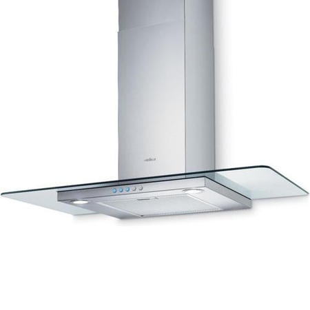 Elica CRYSTAL60 Crystal Flat Glass 60cm Chimney Cooker Hood Stainless Steel