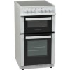 NordMende CTEC50WH Electric Twin Cavity White 50cm Cooker With Ceramic Top