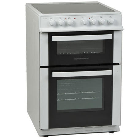 NordMende CTEC61WH Electric Twin Cavity White Freestanding 60cm Cooker with Ceramic Top