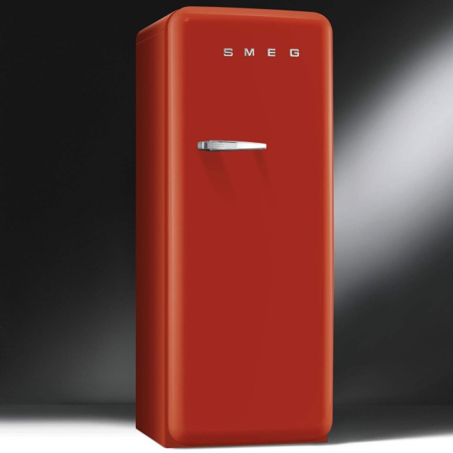 Smeg CVB20RR1 Retro Style Right Hinge Freestanding Upright Freezer - Red