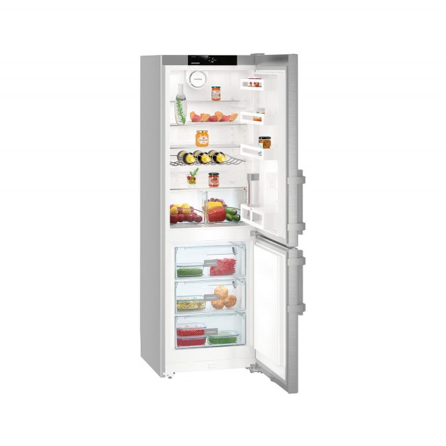 Liebherr Cef3425 Comfort 181x60cm A+++ SmartFrost Freestanding Fridge Freezer SmartSteel Doors
