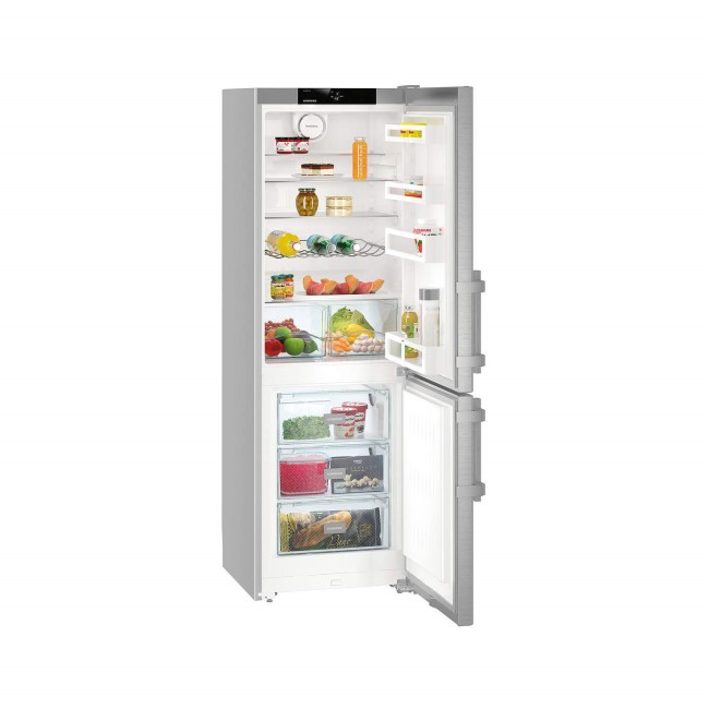 Liebherr Cef3525 Comfort 201x60cm A++ SmartFrost Freestanding Fridge Freezer SmartSteel Doors