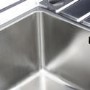 GRADE A1 - Taylor & Moore Como Single Bowl Reversible Drainer Stainless Steel Sink