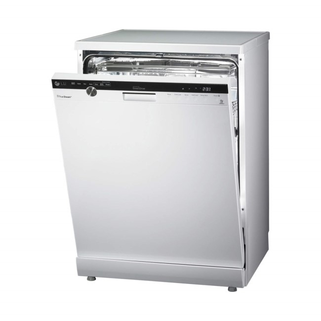 LG D1484WF DirectDrive 14 Place Freestanding Dishwasher White