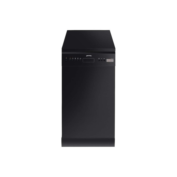 Smeg D4B1 45cm Slimline Freestanding 10 place Dishwasher Black