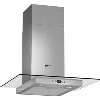 Neff D86EH52N0B 60cm Chimney Cooker Hood With Flat Glass Canopy Stainless Steel
