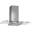 Neff D89EH52N0B 90cm Stainless Steel Chimney Cooker Hood With Flat Glass Canopy