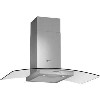 NEFF D89GR22N0B 90cm Stainless Steel Chimney Cooker Hood With Curved Glass Canopy