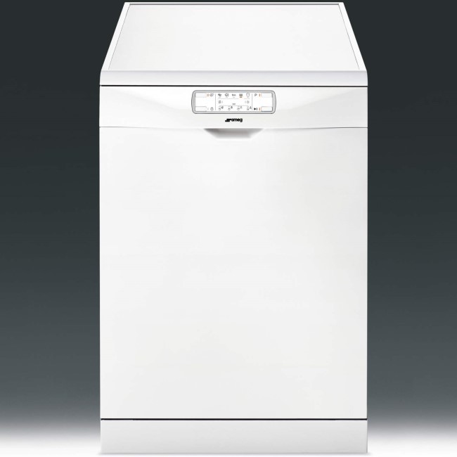 Smeg DC122W-1 Full Size 12 Place Freestanding Dishwasher - White