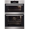 GRADE A3 - Heavy cosmetic damage - AEG DC4013021M Stainless Steel Electric Built-in Double Oven