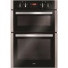 GRADE A2 - Light cosmetic damage - CDA DC940SS Electric Built-in Fan Double Oven With Touch Control Timer - Stainless Steel