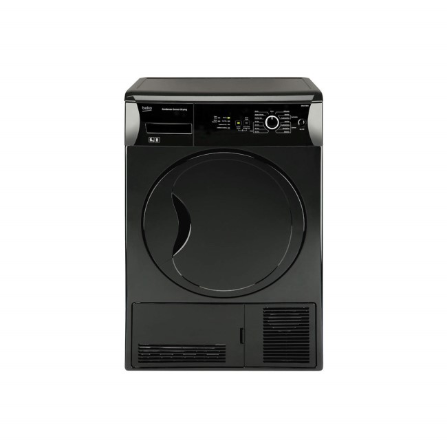 Beko DCU6130B 6kg Freestanding Condenser Tumble Dryer Black