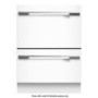 Fisher & Paykel DD60DHi7 89473 12 Place Fully Integrated Double Dishdrawer