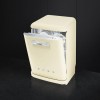 Smeg 50&#39;s Retro Style DF6FABCR 13 Place Freestanding Dishwasher - Cream