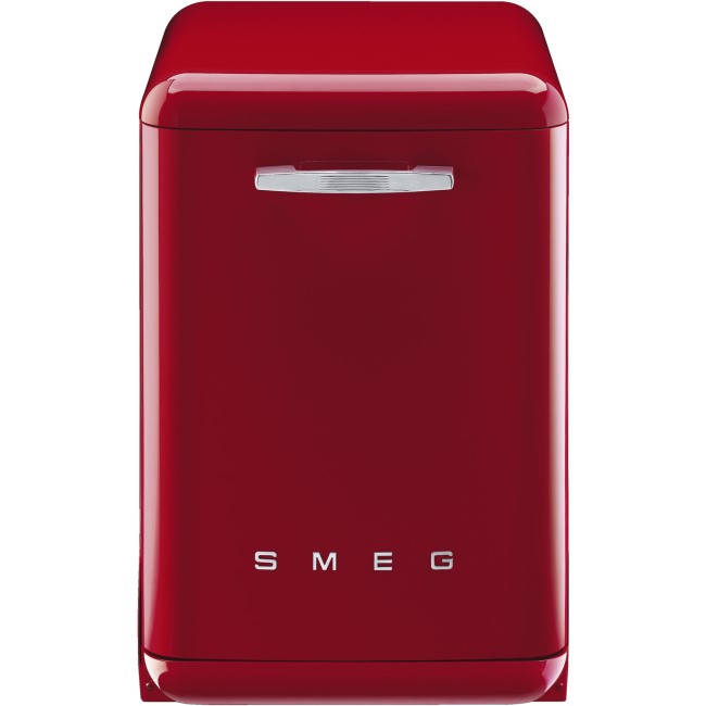 Smeg 50's Retro Style DF6FABRD 13 Place Freestanding Dishwasher - Red