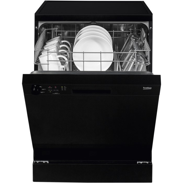 Beko DFC04210B 12 Place Freestanding Dishwasher Black Appliances Direct