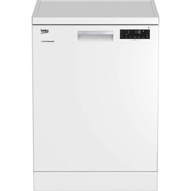 Beko DFN28320W EcoSmart 13 Place Freestanding Dishwasher - White