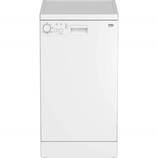 GRADE A2 - Beko DFS05010W Slimline 10 Place Freestanding Dishwasher White