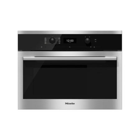 Miele DGC6300clst DirectControl 33 Litre Built-in Steam Oven With Combination Cooking CleanSteel