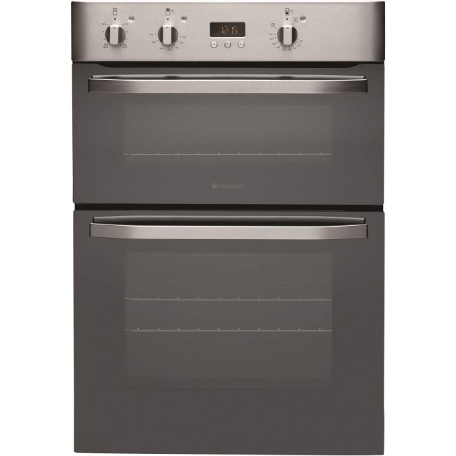 Hotpoint DHS53CXS Multifunction Electric Built-in Double Oven With Catalytic Liners - Stainless steel