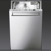 Smeg DI45CL 10 Place Fully Integrated Slimeline Dishwasher-Stainless Steel