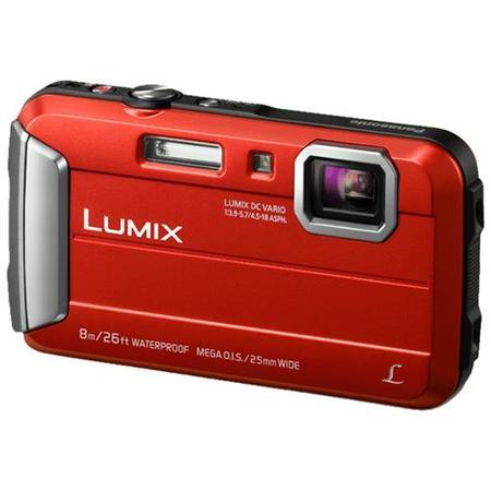 Panasonic DMC-FT30 Tough Compact Digitial Camera in Red