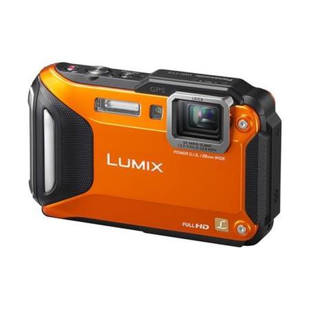 Panasonic DMC-FT5 3D 16MP 4.6xZoom 3.LCD 28mm Leica Wtprf GPS WiFi Tough / Waterproof Camera - Orange