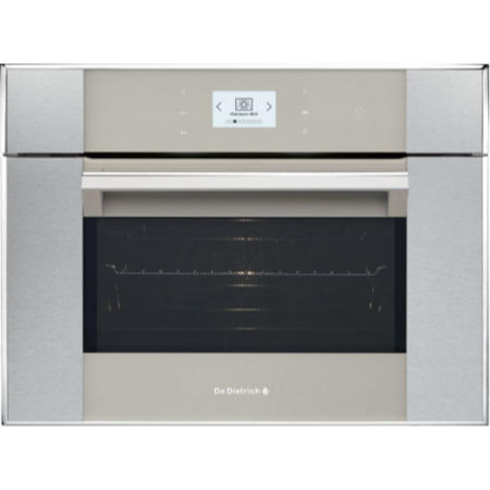 De Dietrich DME1195GX Compact Height Built-in Combination Microwave Oven Grey Pearl