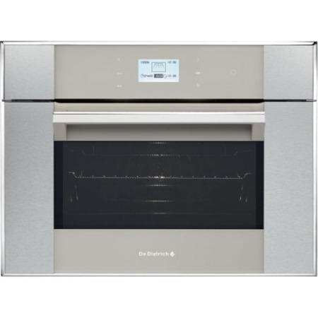De Dietrich DOM1195GX Compact Height Built-in Combination Microwave Oven Grey Pearl