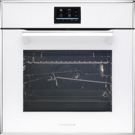De Dietrich DOP1190W Touch Screen Multifunction Electric Oven With Pyroclean White Pearl