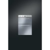 Smeg DOSF44X Cucina 60cm Stainless Steel Electric Double Multifunction Oven with New Style Controls