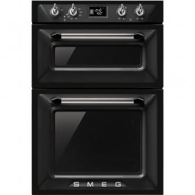 Smeg DOSF6920N Victoria Electric Built in Double Multifunction Oven Black