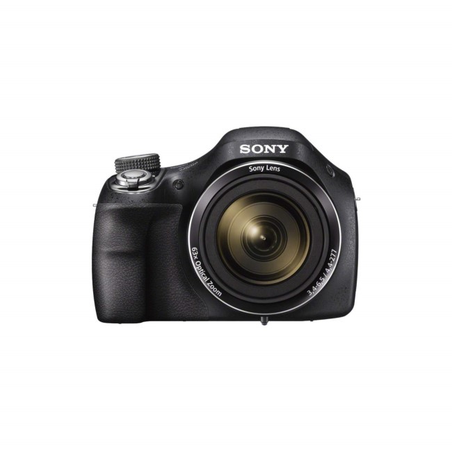 Sony DSC-H400 Bridge Camera Black 20.1MP 63xZoom 3.0LCD 720pHD 24mm Carl Zeiss