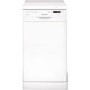 Indesit Extra DSR57M96Z 10 Place Slimline Freestanding Dishwasher with Quick Wash - White