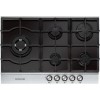 De Dietrich DTG1175X 72cm Wide Five Burner Gas-on-glass Hob With Stainless Steel Trim
