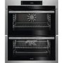 AEG Electric Built Under Double Oven - Stainless Steel