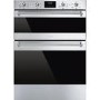 Smeg Classic Electric Built Under Double Oven - Stainless Steel