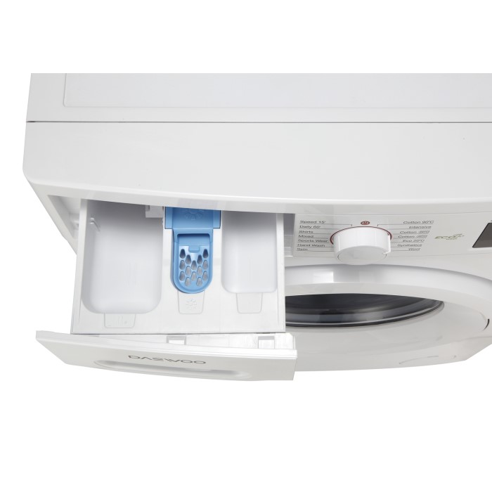 Daewoo DWDFV2421 7kg 1400rpm Freestanding Washing Machine White