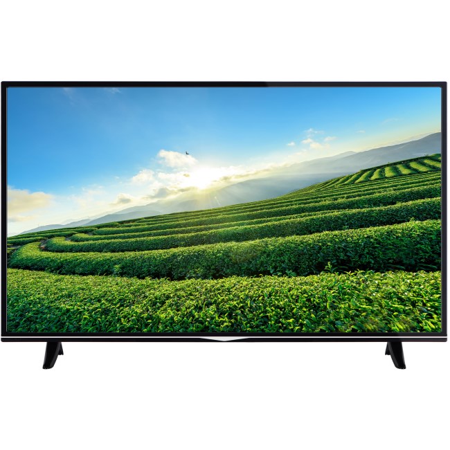 GRADE A2 - electriQ 49" 4K Ultra HD LED Smart TV with Freeview HD and Freeview Play