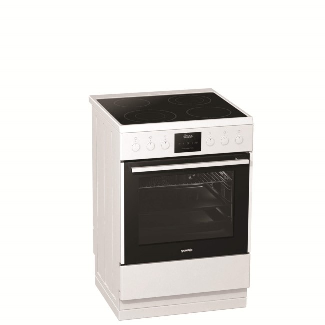 Gorenje EC637E14WX 475745 60cm Wide Electric Cooker With Multifunction Oven And Ceramic Hob White