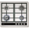 SIEMENS EC645HC90E iQ500 58cm Four Burner Gas Hob With Cast Iron Pan Stands - Stainless Steel