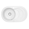Astracast CC10GWHOMESK Cascade Single Bowl Ceramic Sink - White
